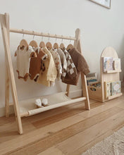 Load image into Gallery viewer, Bundle - Arched Bookshelf + Toddler Clothing Rack
