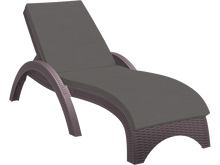 Load image into Gallery viewer, Cushion Anthracite - Fiji Sunlounger (HQ Fabric)
