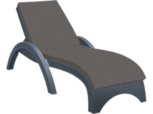 Load image into Gallery viewer, Cushion Anthracite - Fiji Sunlounger (HQ Fabric)
