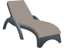 Load image into Gallery viewer, Cushion Anthracite - Fiji Sunlounger (HQ Fabric)
