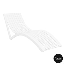 Load image into Gallery viewer, Slim Sunlounger - White
