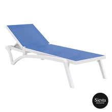 Load image into Gallery viewer, Pacific Sunlounger - White/Blue
