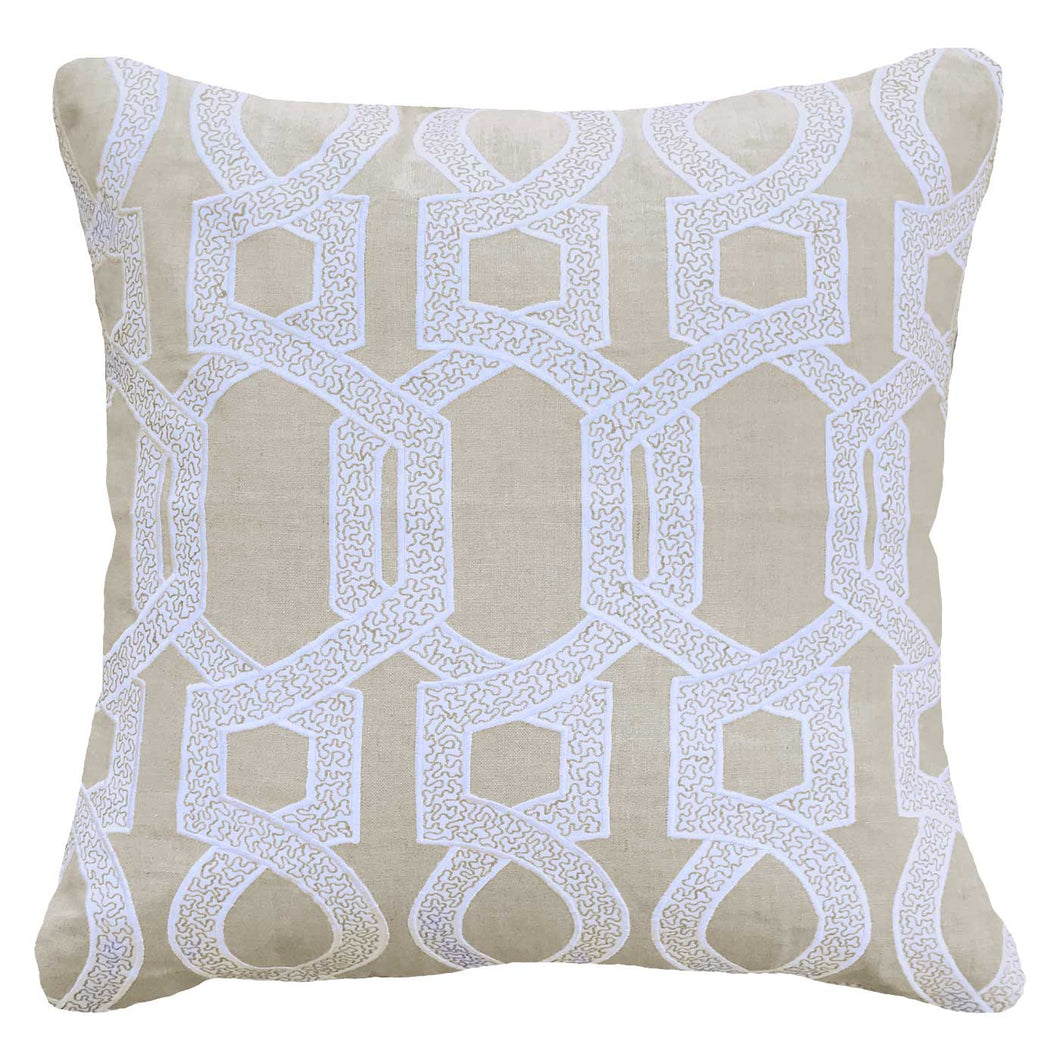 Inter Hexagon Scroll Lounge Cushion 55 x 55cm