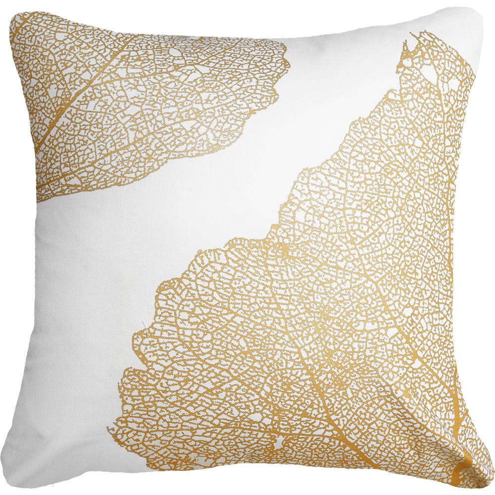 Bone Leaf Lounge Cushion 55 x 55cm