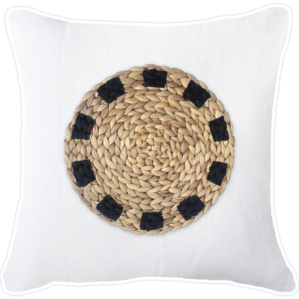 Africana Place Mat Raffia Natural Lounge Cushion 55 x 55cm