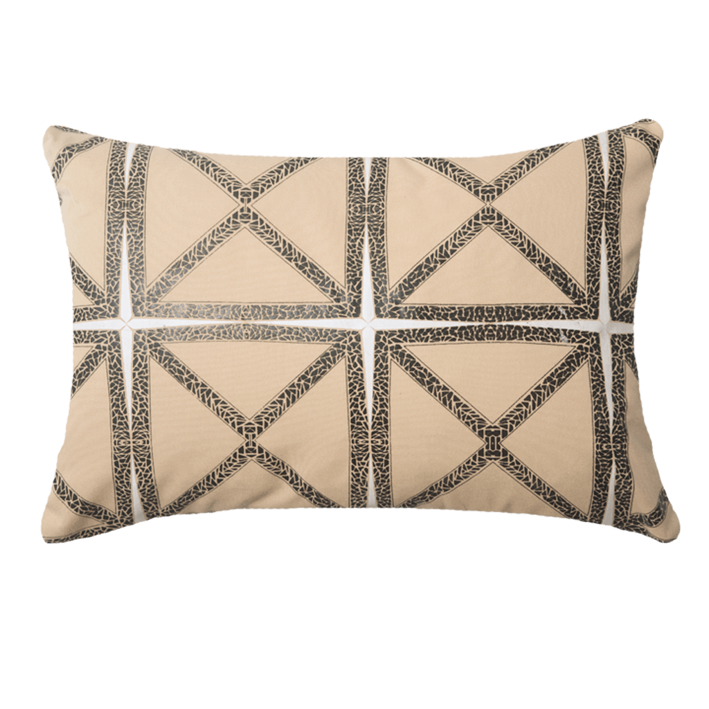 Outdoor Mosaic Lumber Cushion 35 x 55 cm