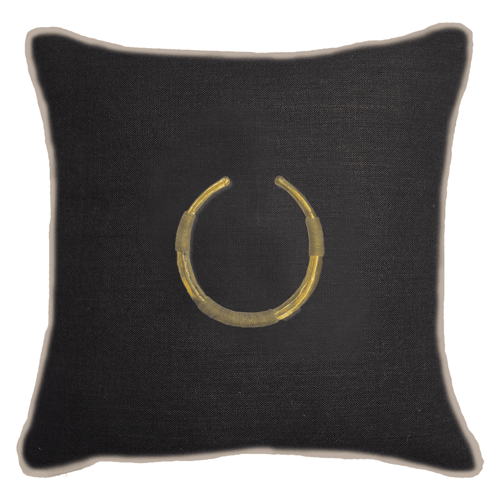 Amulet Delhi Black Lounge Cushion 55x55cm