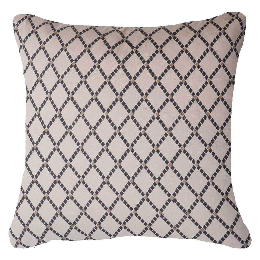 Intermeshed Black Lounge Cushion 55 x 55 cm