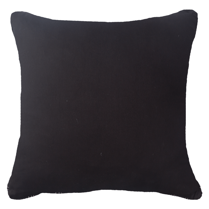 Cotton Reverse Black Beige Lounge Cushion 55 x 55cm