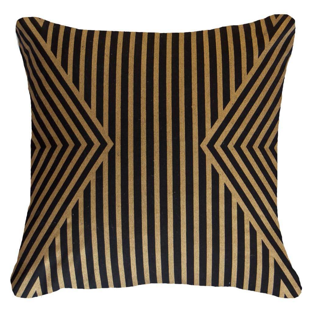 Parasol Black Gold Lounge Cushion 55 x 55 cm