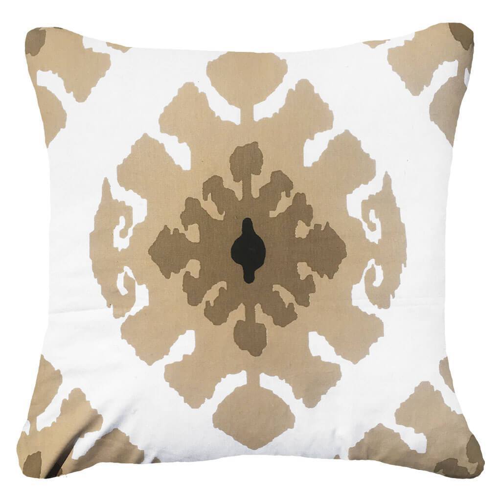 Inner Ikat Natural Lounge Cushion 55 x 55cm