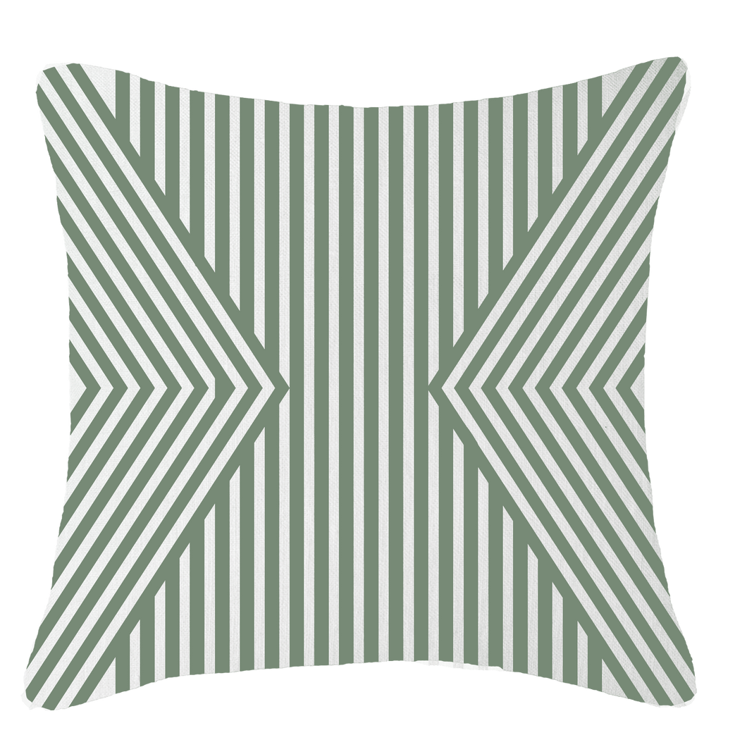 Outdoor Parasol Green Lounge Cushion 55 x 55 cm