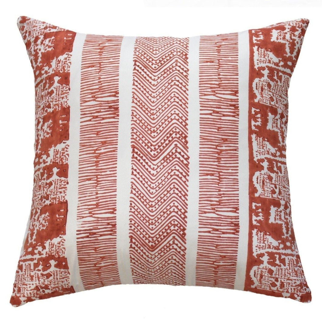 Ruin Towers Orange Lounge Cushion 55 x 55 cm