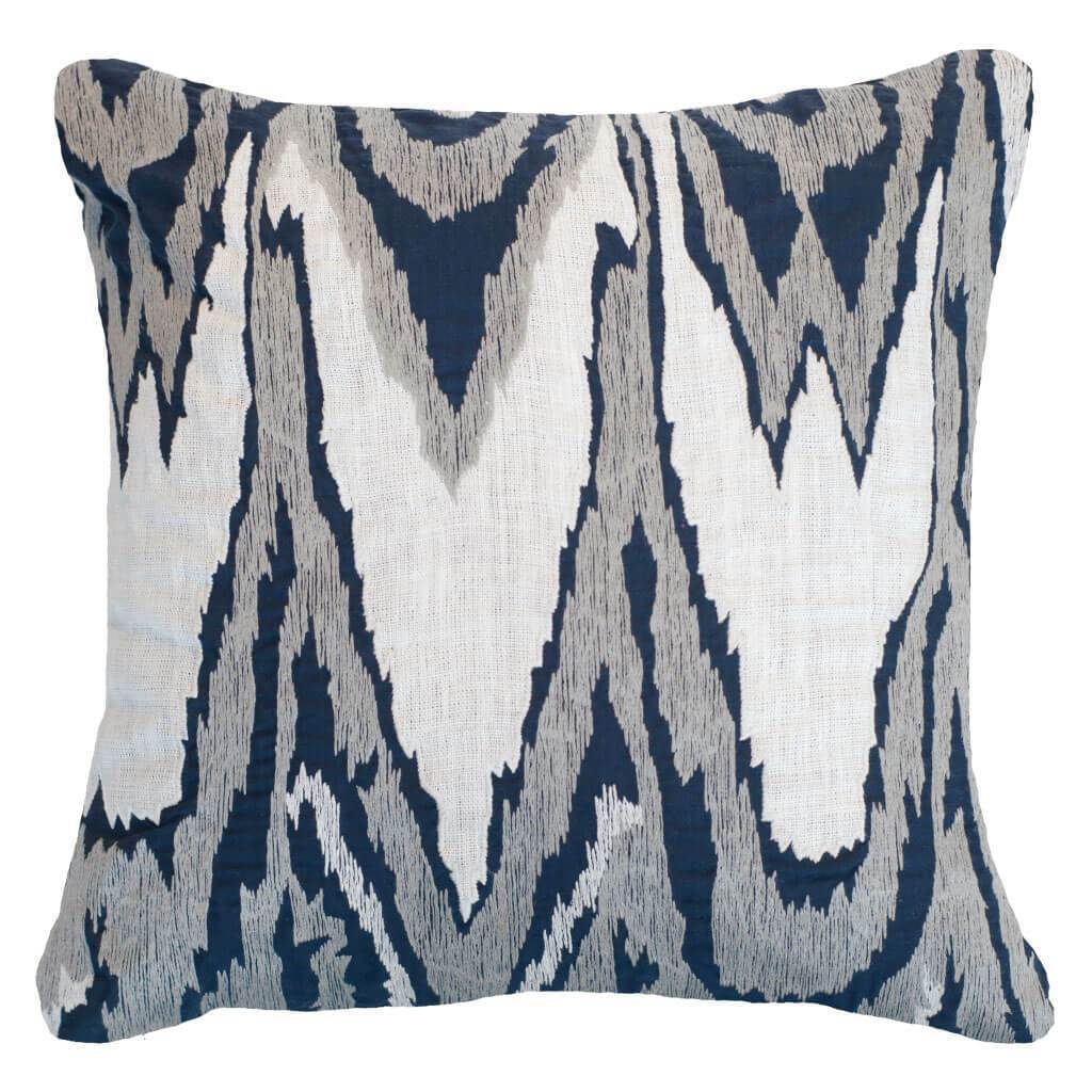 Ikat Navy Medium Cushion 50x50cm