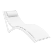 Load image into Gallery viewer, Cushion Pillow White - (Slim Sunlounger)
